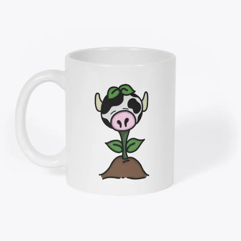 Cow Plant Coffee Cup